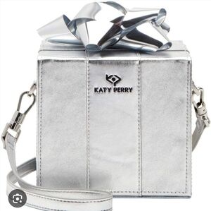 Katy Perry Collections Metallic Silver Crossbody Bag